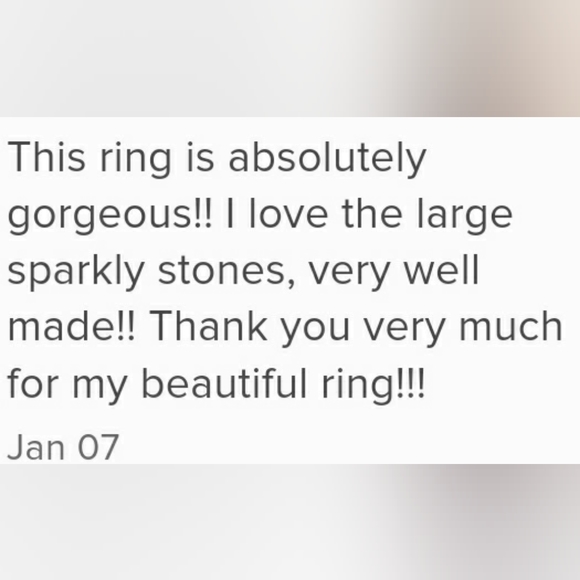 X criss cross ring Swarovski - Picture 9 of 9